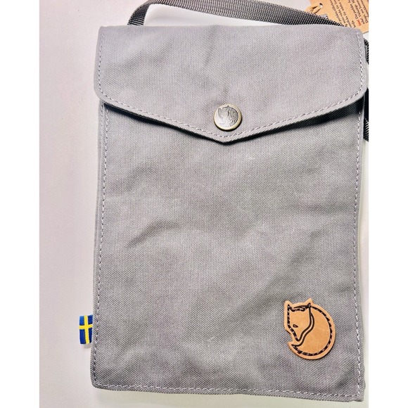 Fjallraven Pocket G-1000 Canvas Crossbody Unisex Bag 7x5" Super Grey - NWT - Picture 2 of 3